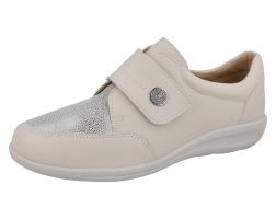 Womens Wide Fit Stretch Flat Shoe - Ember