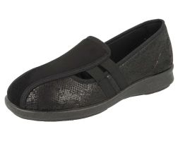 Womens Wide Fit Stretch Slip-On House Shoes - Peterborough