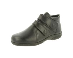 Womens Wide Fit Ankle Easy Access Boots - Woodpecker