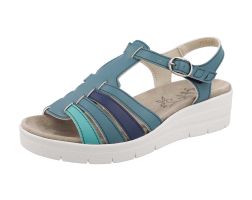 Womens Wide Fit Vegan Friendly Strappy Sandals - Pochard