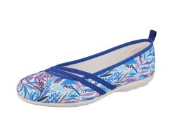 Womens Wide Fit Easy Access Canvas Shoes - Jaguar
