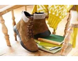 Womens Wide Fit Lace Up Boots - Acre
