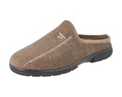 Mens Wide Fit Slide Mule Slippers - Fred